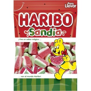 Consigue Tajada sandia Haribo 100gr disponible ahora en OKSUPER.ES