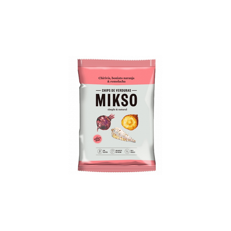 Obtén Chips mikso ciriv./boniato/remola 85gr en oferta en OKSUPER.ES