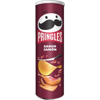 Descubre Pringles jamón 165gr en oferta en OKSUPER.ES