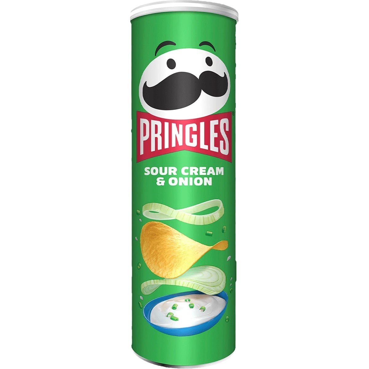 Obtén Pringles sour cream & onion 165gr disponible ahora en OKSUPER.ES