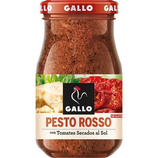 Descubre Salsa Gallo pesto rosso 190g en oferta en OKSUPER.ES