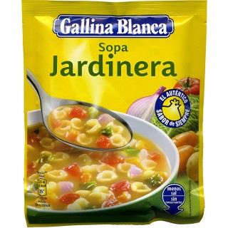 Compra Sopa jardinera gallina blanca sobre 71gr en oferta en