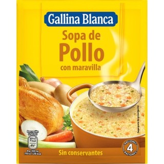 Compra Sopa pollo con maravilla gallina blanca sobre 85gr al mejor