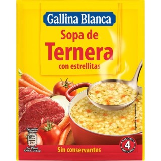 Adquiere Sopa ternera c/estrellitas gallina blanca sobre en oferta en