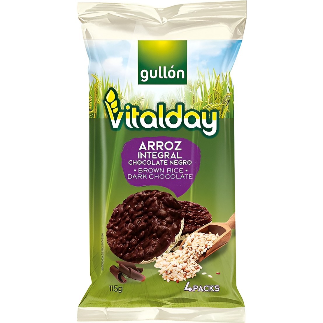 Consigue Tortitas arroz choco Vitalday 105gr al mejor precio en