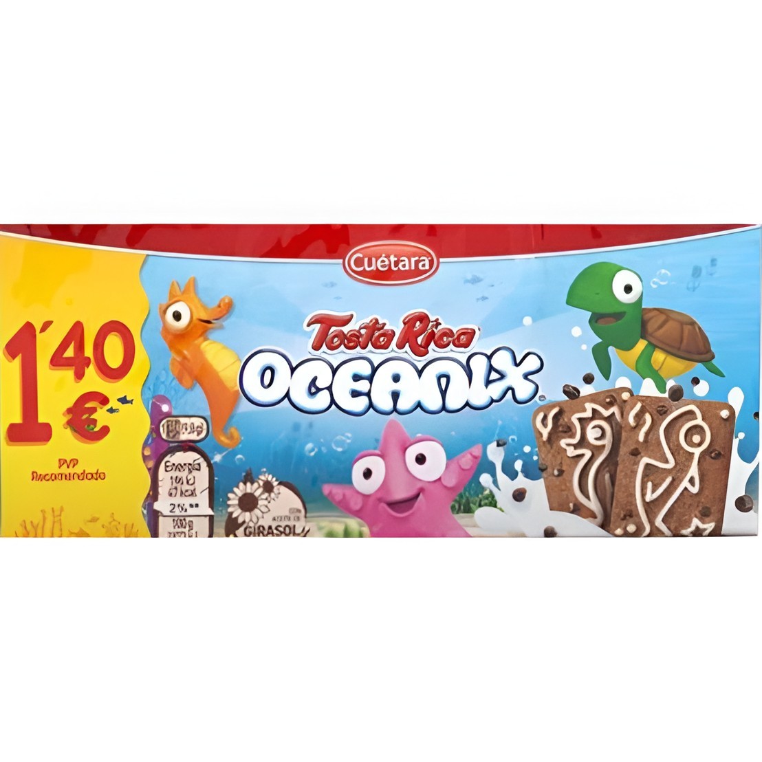 Consigue Tosta rica oceanix 160gr en oferta en OKSUPER.ES