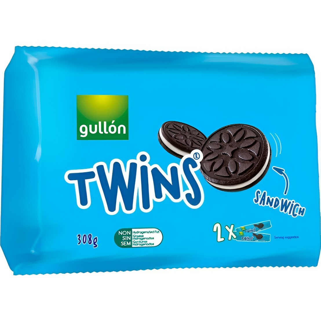 Consigue Twins gullón (pack2x154gr) al precio más bajo en OKSUPER.ES