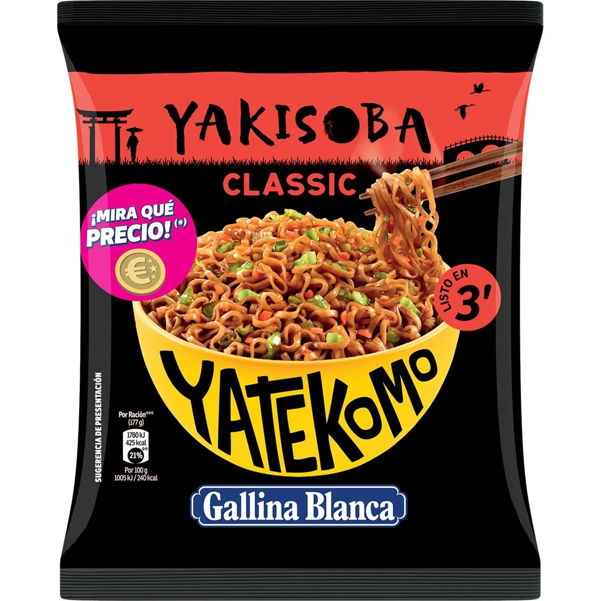 Descubre Yakisoba clasico bolsa al mejor precio en OKSUPER.ES