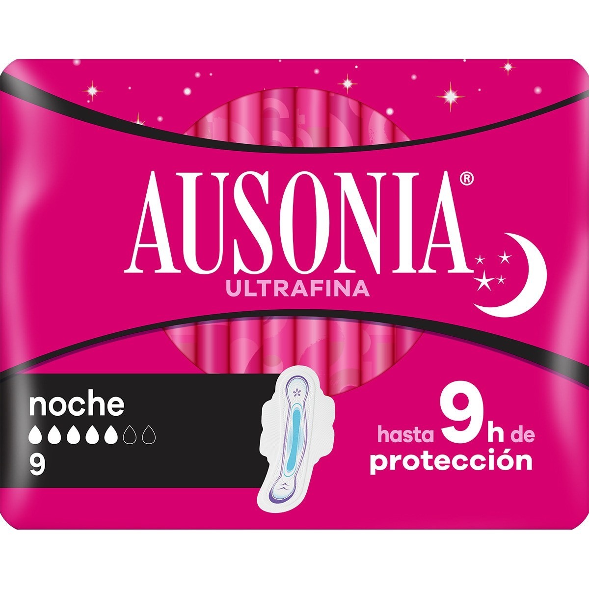 Compra Ausonia compresas alas noche 9u disponible ahora en OKSUPER.ES