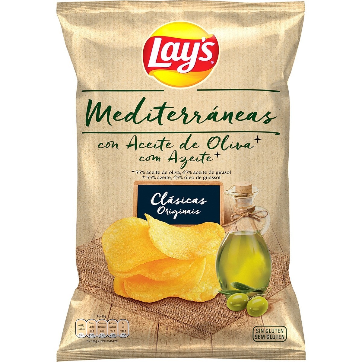 Consigue Patatas lay's mediterra artesanas 150gr al mejor precio en