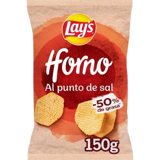 Obtén Patatas lay's al horno sal 150gr al mejor precio en OKSUPER.ES