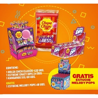 Adquiere Pack kids mix (chupa chups-crazy-kangaroo-melody) al mejor