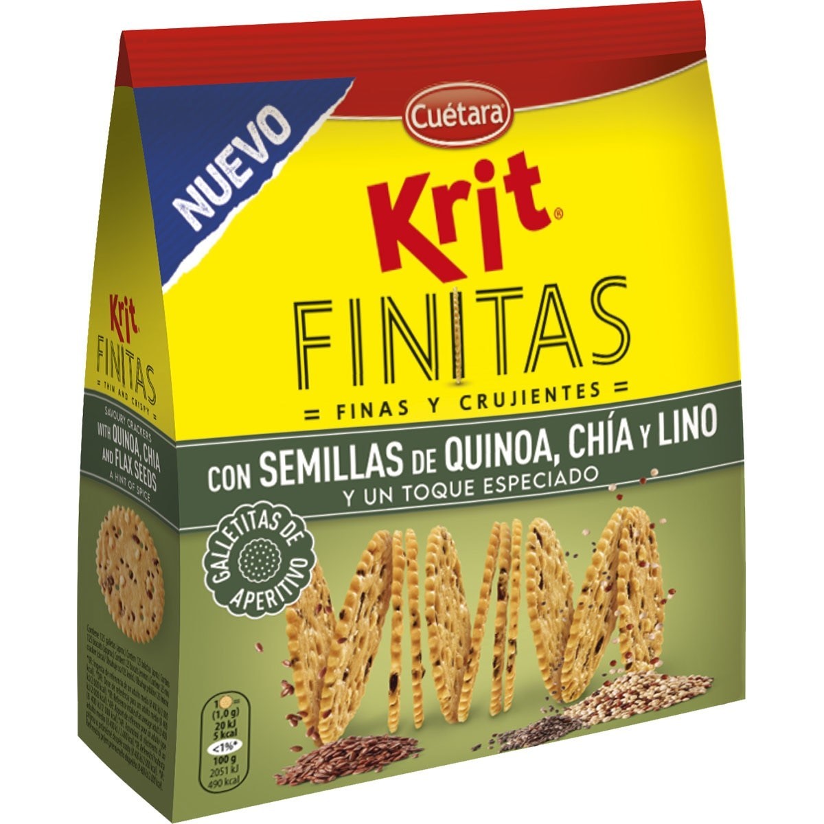 Obtén Krit finitas semillas 85g al mejor precio en OKSUPER.ES