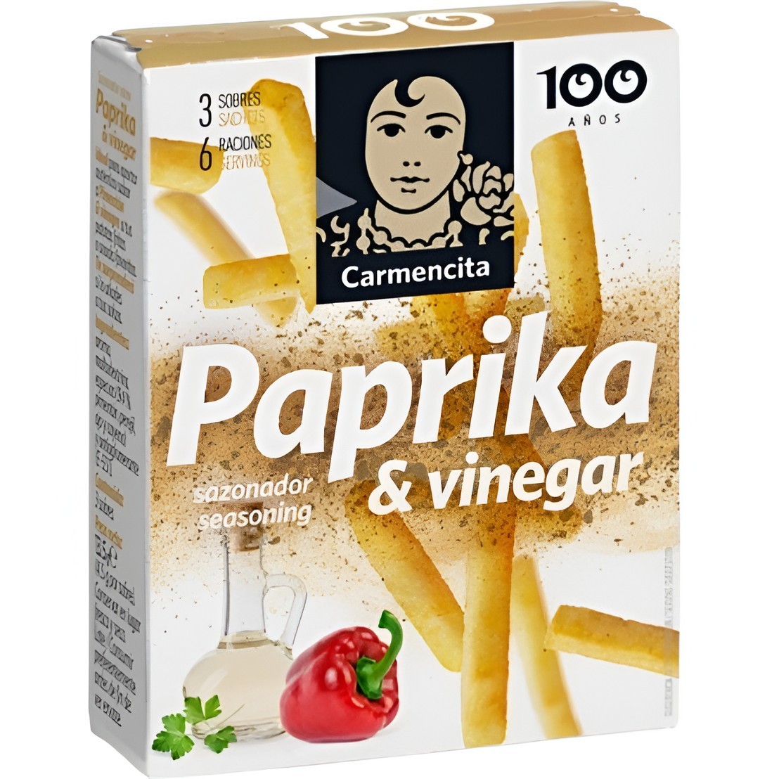 Encuentra Shaker fries vinegar&paprika 13'50gr carmencita al precio