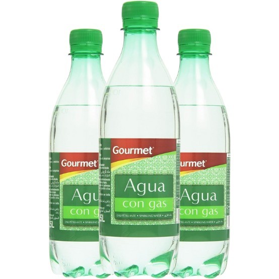 Consigue Agua mineral con gas Gourmet 0.50l 6u al mejor precio en