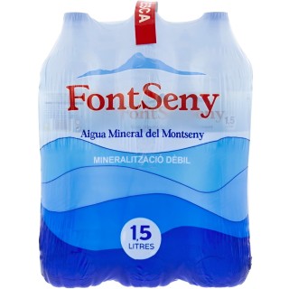 Encuentra Agua mineral fontseny pet 1.5l 6u al mejor precio en