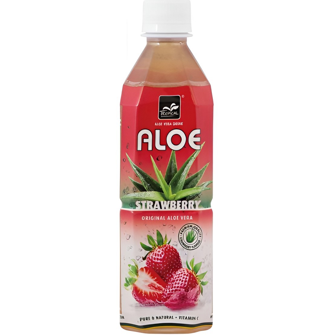 Obtén Aloe vera tropical fresa 500ml en oferta en OKSUPER.ES