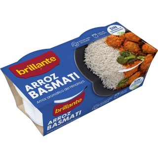 Compra Brillante arroz basmati vaso pack 2u 125gr al mejor precio en