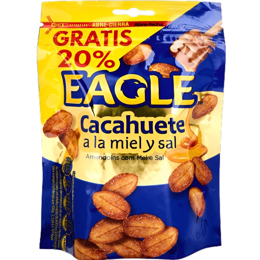 Encuentra Cacahuete miel eagle fritos con miel 90gr disponible ahora