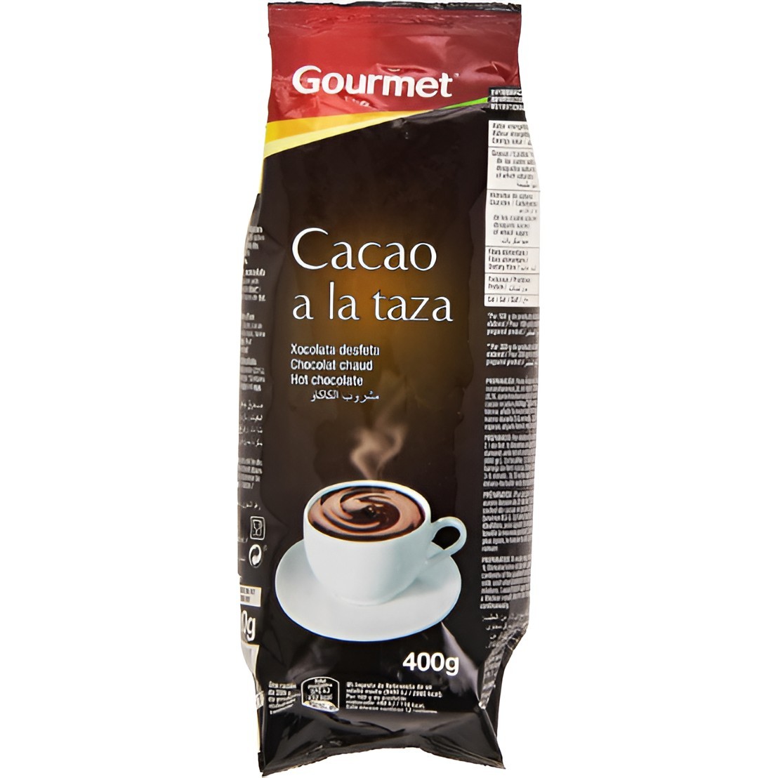 Obtén Cacao Gourmet a la taza 400gr al mejor precio en OKSUPER.ES