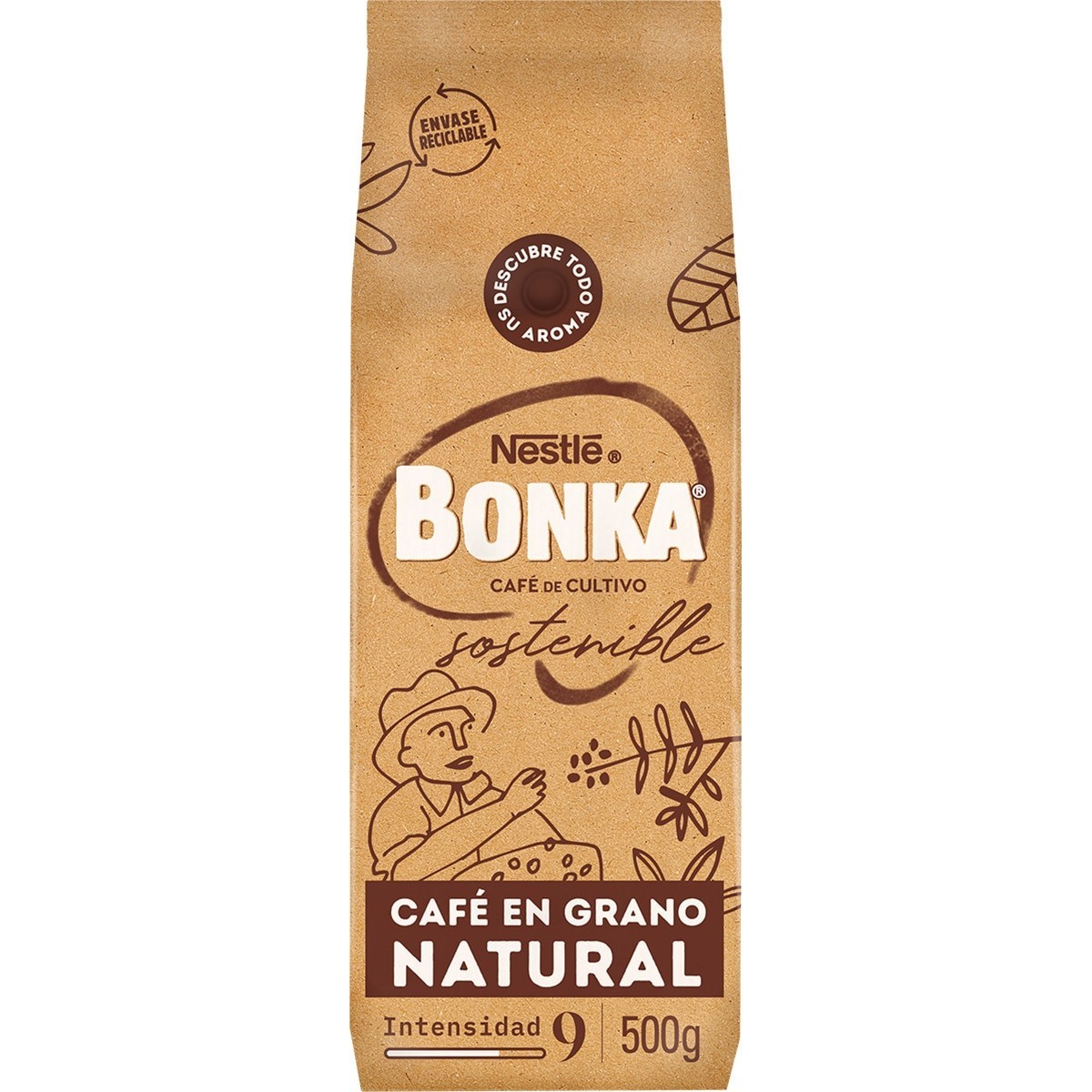 Obtén Cafe bonka grano natural 500gr al precio más bajo en OKSUPER.ES