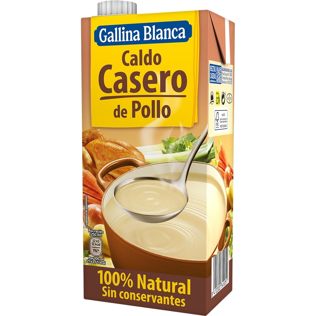 Consigue Caldo casero de pollo gb 1l al precio más bajo en OKSUPER.ES