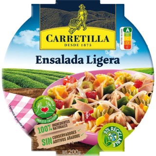 Descubre Carretilla ensalada ligera 200gr en oferta en OKSUPER.ES