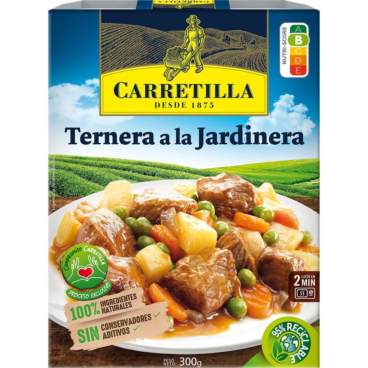 Consigue Carretilla ternera a la jardinera 300gr disponible ahora en