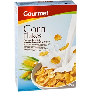 Obtén Cereal Gourmet corn flakes 500g disponible ahora en OKSUPER.ES