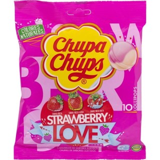 Compra Chupa chups fresa lovers 10u 120gr disponible ahora en