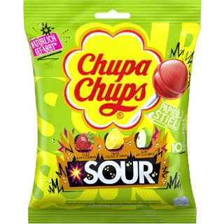 Obtén Chupa chups sour 10u 120gr al precio más bajo en OKSUPER.ES