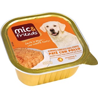 Descubre Comida mic&friends perros pollo 300gr disponible ahora en