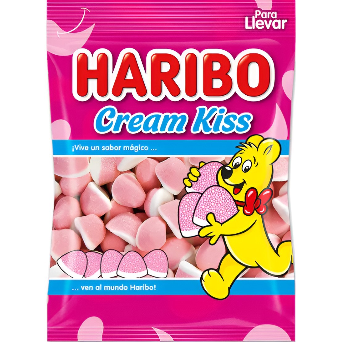 Consigue Cream kiss Haribo 80gr al mejor precio en OKSUPER.ES