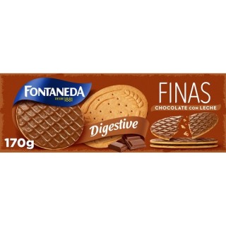 Obtén Digestive Fontaneda finas leche 170gr en oferta en OKSUPER.ES