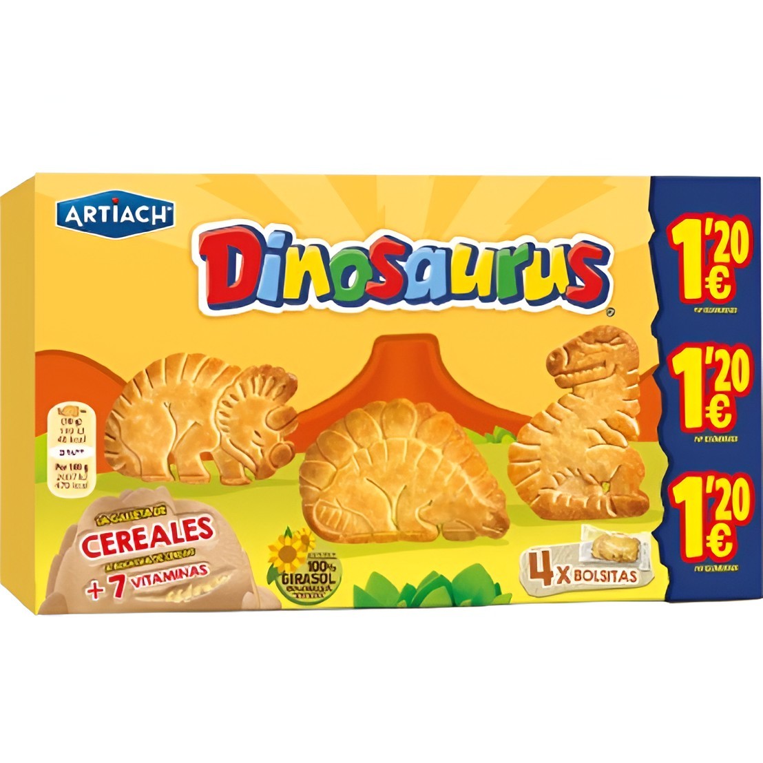 Obtén Dinosaurus cereal 124gr disponible ahora en OKSUPER.ES