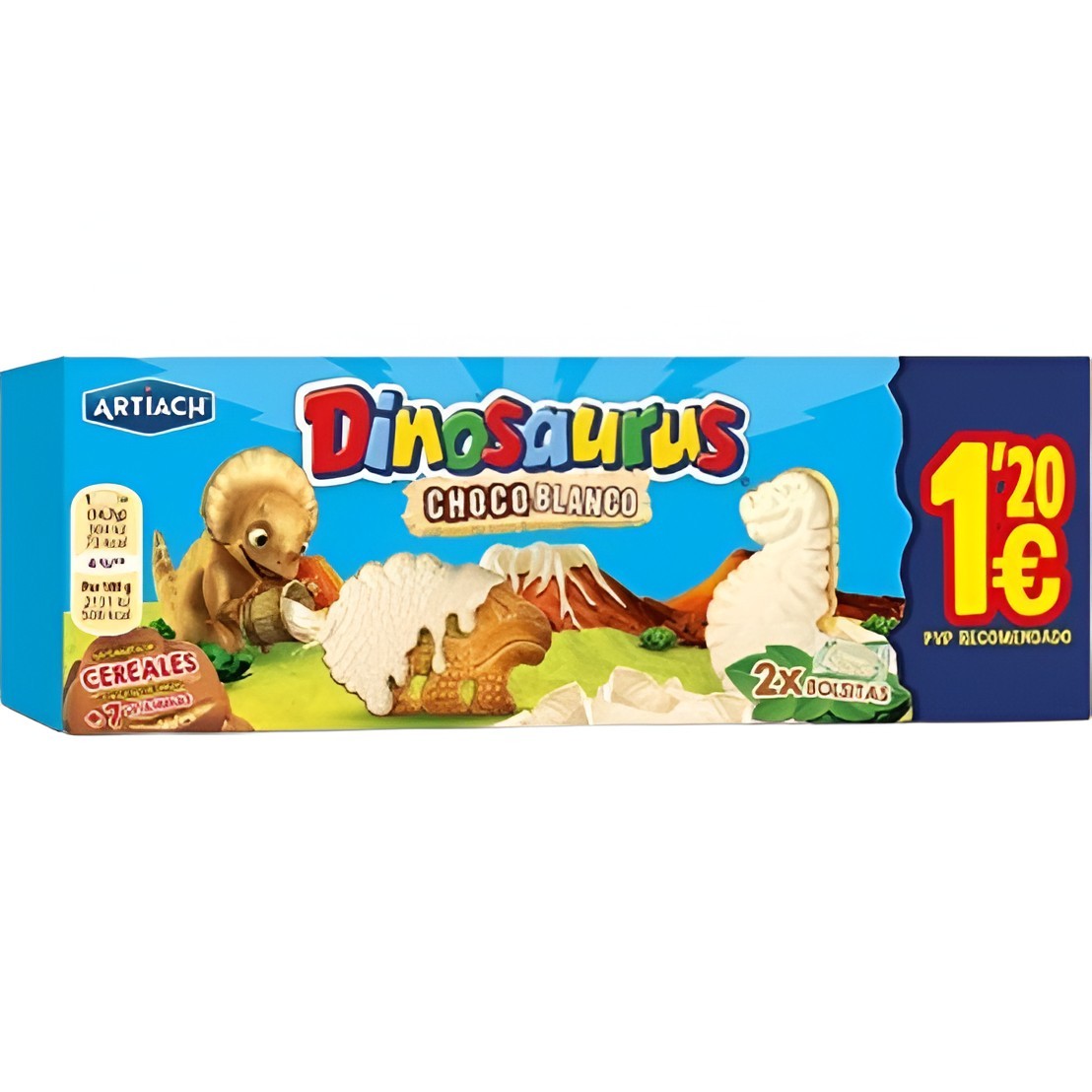 Compra Dinosaurus choco/blanco 90gr al precio más bajo en OKSUPER.ES