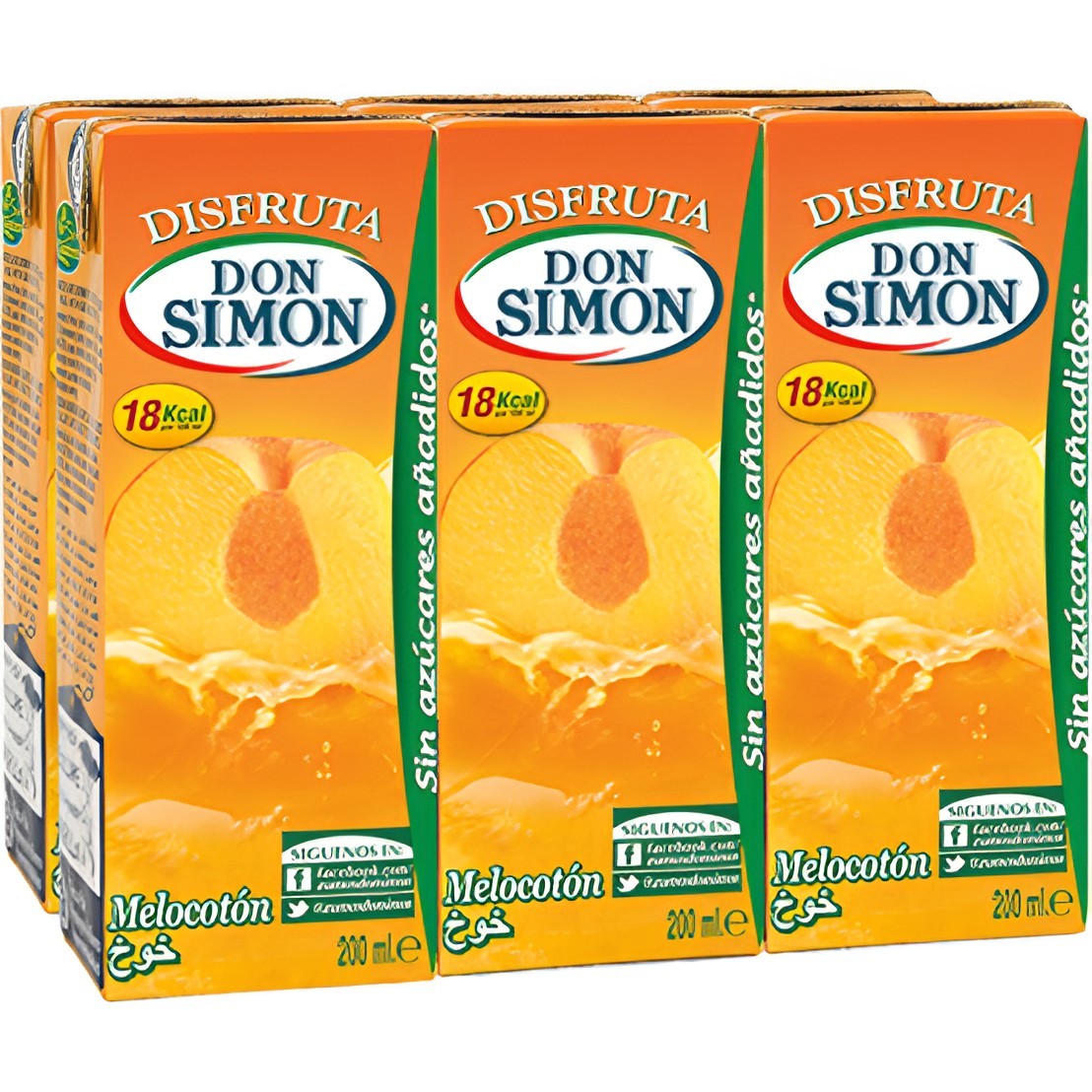 Adquiere Disfruta don simon melocoton 200ml pack6 disponible ahora en