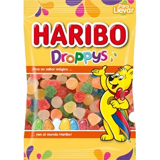 Adquiere Droppys Haribo 100gr disponible ahora en OKSUPER.ES