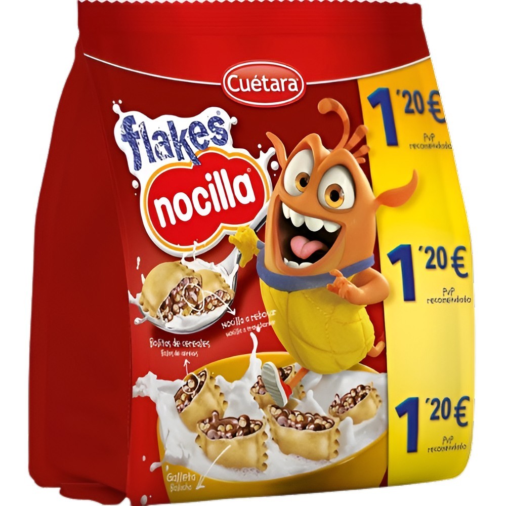 Adquiere Flakes nocilla 120gr al mejor precio en OKSUPER.ES