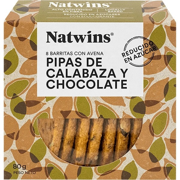 Obtén Galleta Natwins semilla calabaza 80gr al mejor precio en