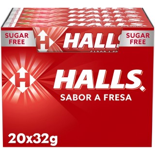 Adquiere Halls fresa 20u al precio más bajo en OKSUPER.ES