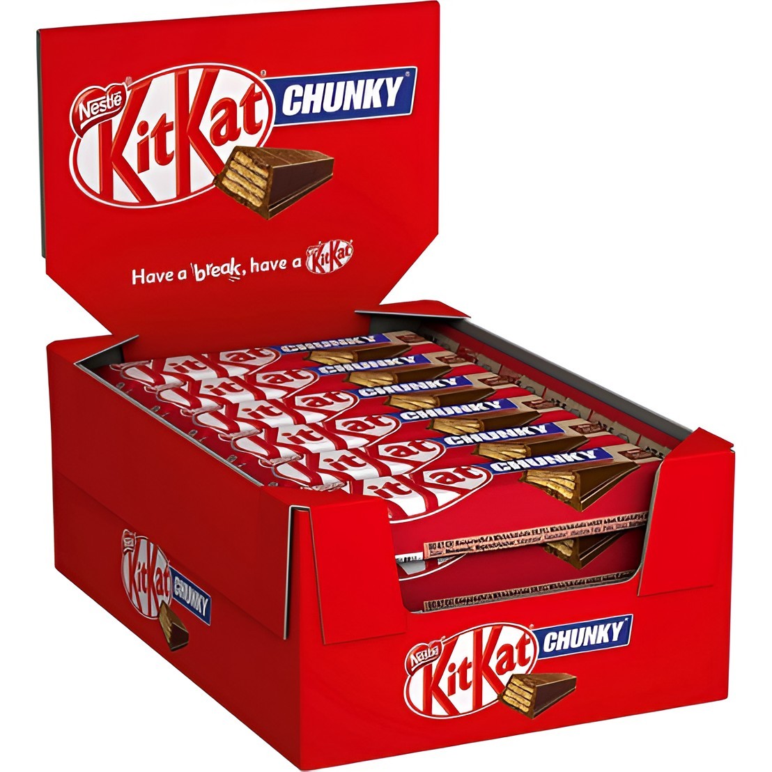 Adquiere Kit kat chunky 40gr 24u disponible ahora en OKSUPER.ES