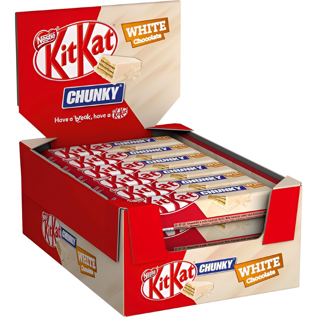 Adquiere Kit kat chunky white 40gr 24u disponible ahora en OKSUPER.ES