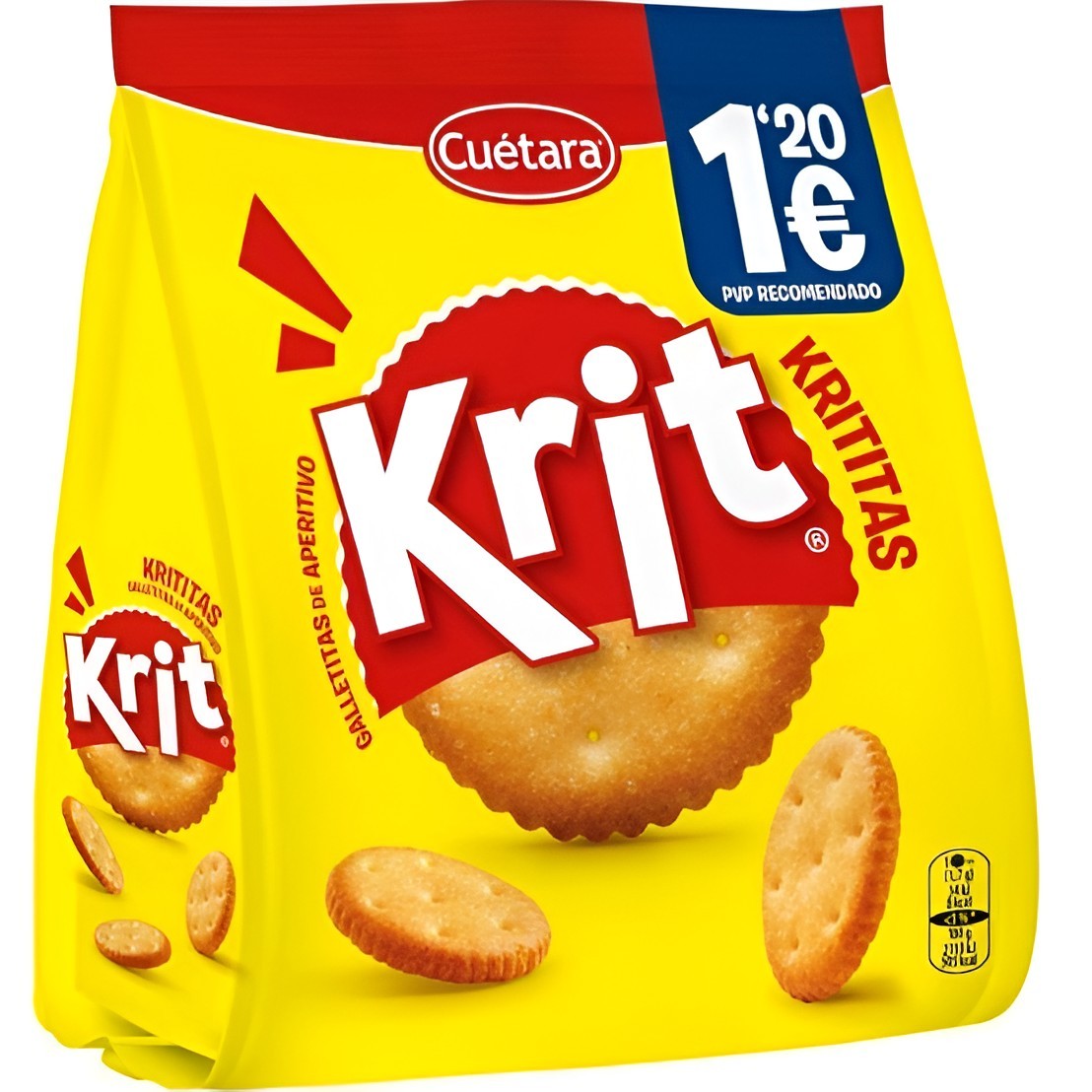 Descubre Krititas bolsa 150gr disponible ahora en OKSUPER.ES