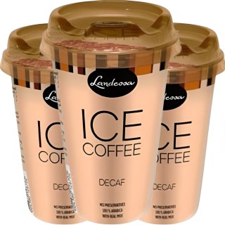 Obtén Landessa ice coffee descafeinado 230ml 10u disponible ahora en