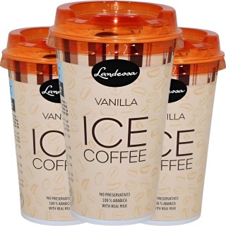 Obtén Landessa ice coffee vainilla 230ml 10u disponible ahora en