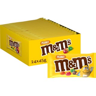 Consigue M&m peanut 45gr 24u al precio más bajo en OKSUPER.ES