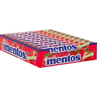 Consigue Mentos fresas mix 20u disponible ahora en OKSUPER.ES