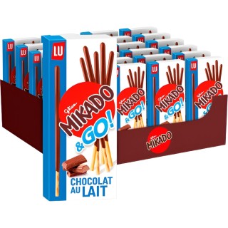 Encuentra Mikado 39gr choco-leche 24u al mejor precio en OKSUPER.ES