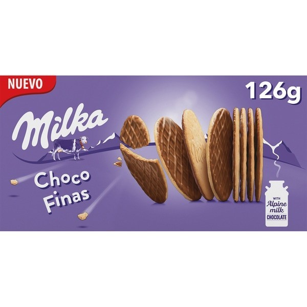 Descubre Milka choco finas 126gr en oferta en OKSUPER.ES